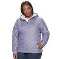 Plus Size Columbia Copper Crest Hooded Quilted Jacket Dusty Iris