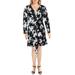 MICHAEL Michael Kors Womens V Neck Floral Cocktail Dress