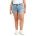 Leviâ€™s Women's Plus Size 501Â® Original High-Rise Jean Shorts