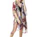 Floral Print Kimono, Floral Print Robe, Bohemian Style, Women's Fashion, Kimono, Beach Wear Cover Up