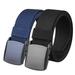 2 Pack Men Women Belts 47.2 Inch Adjustable Webbing Belt With Buckle