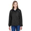 Ladies' Profile Fleece-Lined All-Season Jacket - BLACK - L