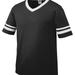 Augusta Activewear Sleeve Stripe Jersey, Black/White, XXX Large