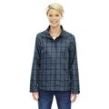 A Product of Ash City - North End Ladies' Locale Lightweight City Plaid Jacket - NIGHT 846 - XS [Saving and Discount on bulk, Code Christo]