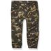 Cover Girl Junior's Plus Size Cute Camo Denim Mid Rise High Waisted Jeans Shorts, Army Button, 14