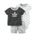 Carters Striped Diaper Cover Set (Baby) Treasure Hunter, 6 Months