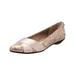 Anne Klein Sport Womens Oalise Slip-On Criss-Cross Ballet Flats