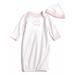 Newborn Girls Thank Heaven Gown and Hat