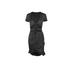 ZIYIXIN Women Summer Dress Deep V-Neck Ruffle Hem Dress