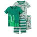 Carter's Boys 4-piece cotton alligator snug fit pajama set