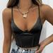 New Women's Summer Spaghetti Strap Corset Tube Top Sexy V Neck Backless Wrap Streetwear Tank Tops