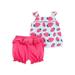 Child of Mine by Carter's Baby Girls Ruffle Tank Top & Shorts Outfit, 2 pc Set