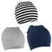 Vbiger 3 Pcs Kids Caps Baby knitted cotton Beanies for Boys Toddler Knit Hats Cute Warm Infant Beanies for Baby Girls Newborn Caps Suitable for Kids between 1-3 Years Old