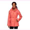 Dennis Basso Water Resistant Floral Lined Anorak Jacket with Hood, M , $74