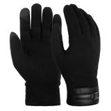 Men Winter Gloves Warm Gloves Touch Screen Gloves Casual Gloves for Men, Black