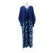 Bob Mackie Animal Print Maxi Dress Solid Woven Shrug Women's A305610