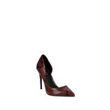 Aqua Dion Half d'Orsay High-Heel Pumps Red