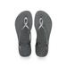 Havaianas - Women's Luna Flip Flop Sandal - Steel Grey, 5/6