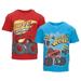 Blaze and the Monster Machines Toddler Boys 2 Pack T-Shirt Red/Blue 3T