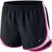 Nike Women's Tempo Short Black/White/Vivid Pink/Matte Silver Shorts MD X 3.5