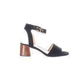 J.Crew Womens Penny Black Ankle Strap Heels Size 7.5