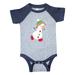 Inktastic Ice Skating Snowman, Snowman With Hat, Carrot Nose Infant Short Sleeve Bodysuit Unisex