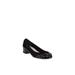 Paul Mayer Regal Roma Quilted Cap-Toe Pumps Black