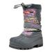 Dream Pairs Little Kid Kamick Grey Multi Mid Calf Waterproof Winter Snow Boots Size 3 M Us Little Kid