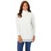 Woman Within Women's Plus Size Lace-Trim Tunic