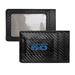 Ford Mustang 5.0 in Blue Black Carbon Fiber RFID Card Holder Wallet