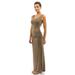 Women's Long Dress Sexy Package Hip Dress Female Ruched High Slit Maxi Dress