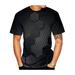 CVLIFE Casual Men Tops Home Wear Shirts Hip Hop Short Sleeve Tee Big and Tall T-Shirts Tie Dye Printed Pullover