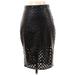 Pre-Owned Banana Republic Women's Size 2 Petite Faux Leather Skirt