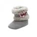 Baby Cute Crown Plus Velvet Warm Soft Shoes Newborn Boots 2018 New Winter Baby Shoes Infant Snow Boots 0-18M