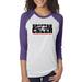 Custom Cheer Cheerleader Jumping Womens 3/4 Raglan Sleeve