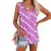 Toyfunny Womens Tie-Dye Tank Tops Sleeveless Scoop Neck Shirt Summer Casual Workout Tees