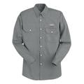 Red KapÂ® Men's Long Sleeve Heathered Poplin UniformÂ Shirt