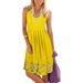 MERSARIPHY Women Floral Printed Crew Neck Midi Length A-Line Tank Dress