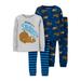 Child of Mine by Carter's Baby & Toddler Boys Long Sleeve Snug Fit Cotton Pajamas, 4-Piece Set (9M-5T)