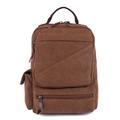 M.G. Canvas Backpack mu8605. Coffee