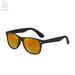Gustavedesign Retro HD Polarized Sunglasses for Men and Women Matte Finish Sun glasses Color Mirror Lens UV Blocking Black Frame