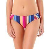 No Boundaries Juniors Rio Stripe Flounce Scoop Bikini Bottom