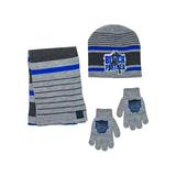 Boy's Black Panther Hat, Glove, and Scarf Set