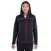 The Ash City - North End Ladies' Endeavor Interactive Performance Fleece Jacket - BL/ GR/ C RD 874 - XS