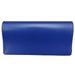 Royal Blue Die Cut Frosty Vinyl Checkbook Cover W/Clear Interior Pocket 100/PK