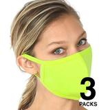 Publik Brand Unisex 2-Layer Face Masks Protect Washable Reusable 1 Pack and 3 Pack