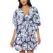 Jessica Simpson MIST Tie-Dye Swim Cover-up Dress, US Small