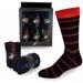 Debra Weitzner Mens Dress Socks Cotton Colorful Argyle Socks Patterned 6 Pairs With Gift Box Striped Dots Size 10-13