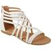 Women's Journee Collection Hanni Flat Strappy Sandal