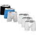 3-6 Pack Men's Boxer Briefs Tagless Cotton Underwear Cotton Open Fly Underwear (L, Mixed, 6 Pack)